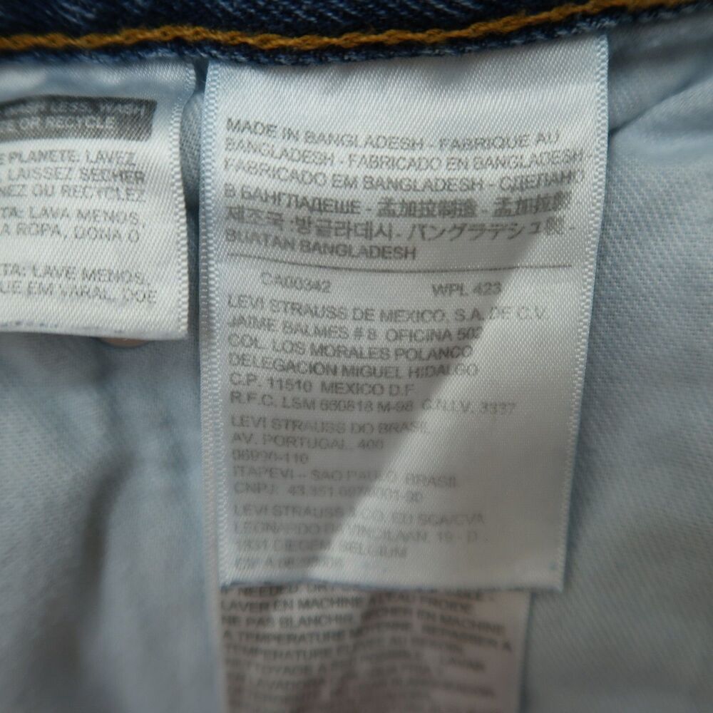 Levi's 550 Jeans Mens Size 40x30 (38x30 Actual) Blue Relaxed Tapered Denim - Picture 10 of 16